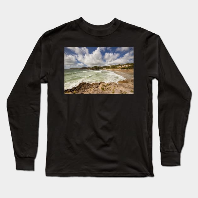 Caswell Bay, Gower Long Sleeve T-Shirt by dasantillo